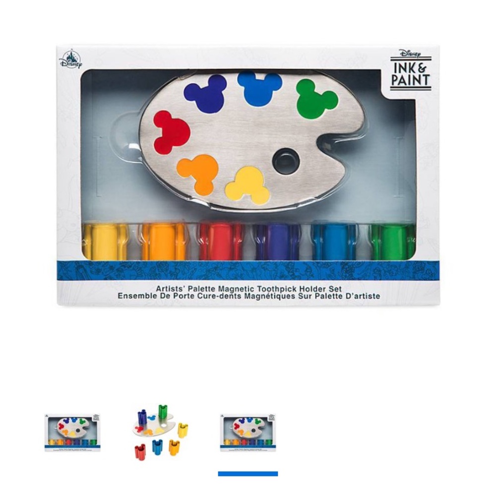 Ink and paint toothpick holder